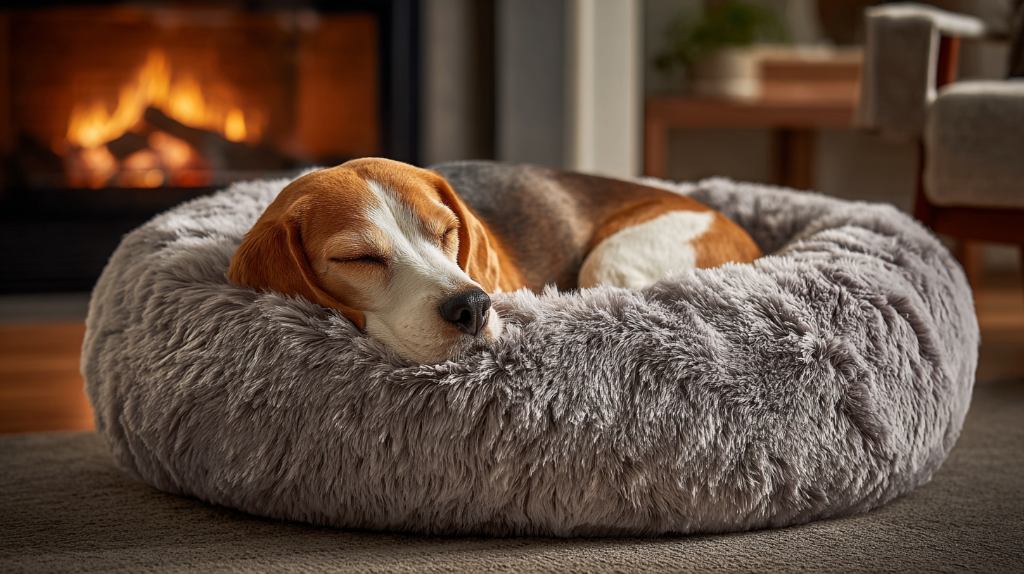 ¿Por qué los perros prefieren las camas tipo nido?
