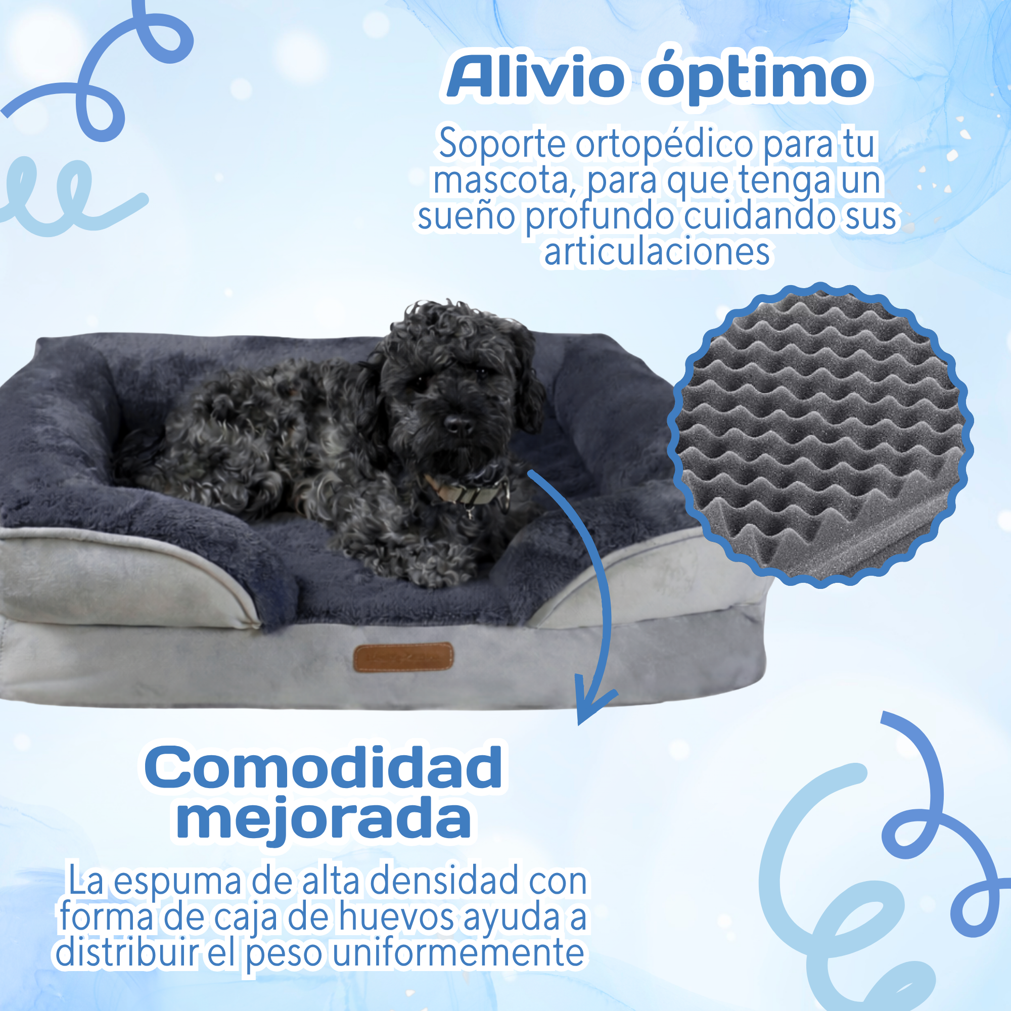 Cama Ortopédica con Borde