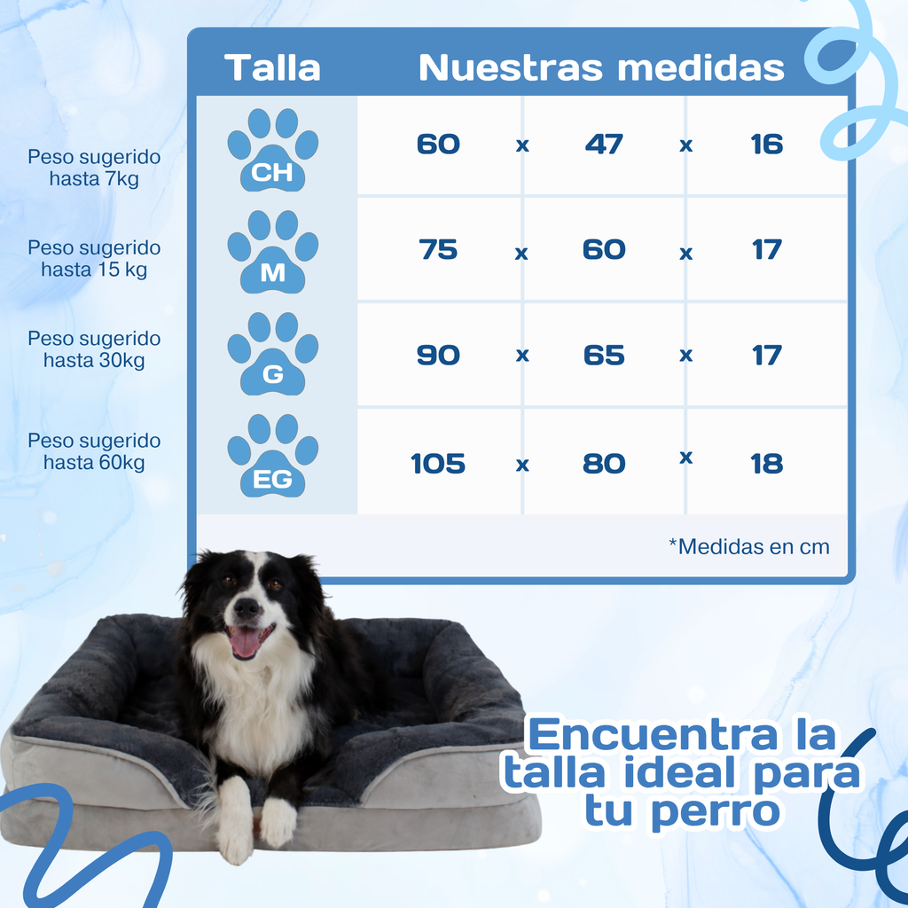 Cama Ortopédica con Borde