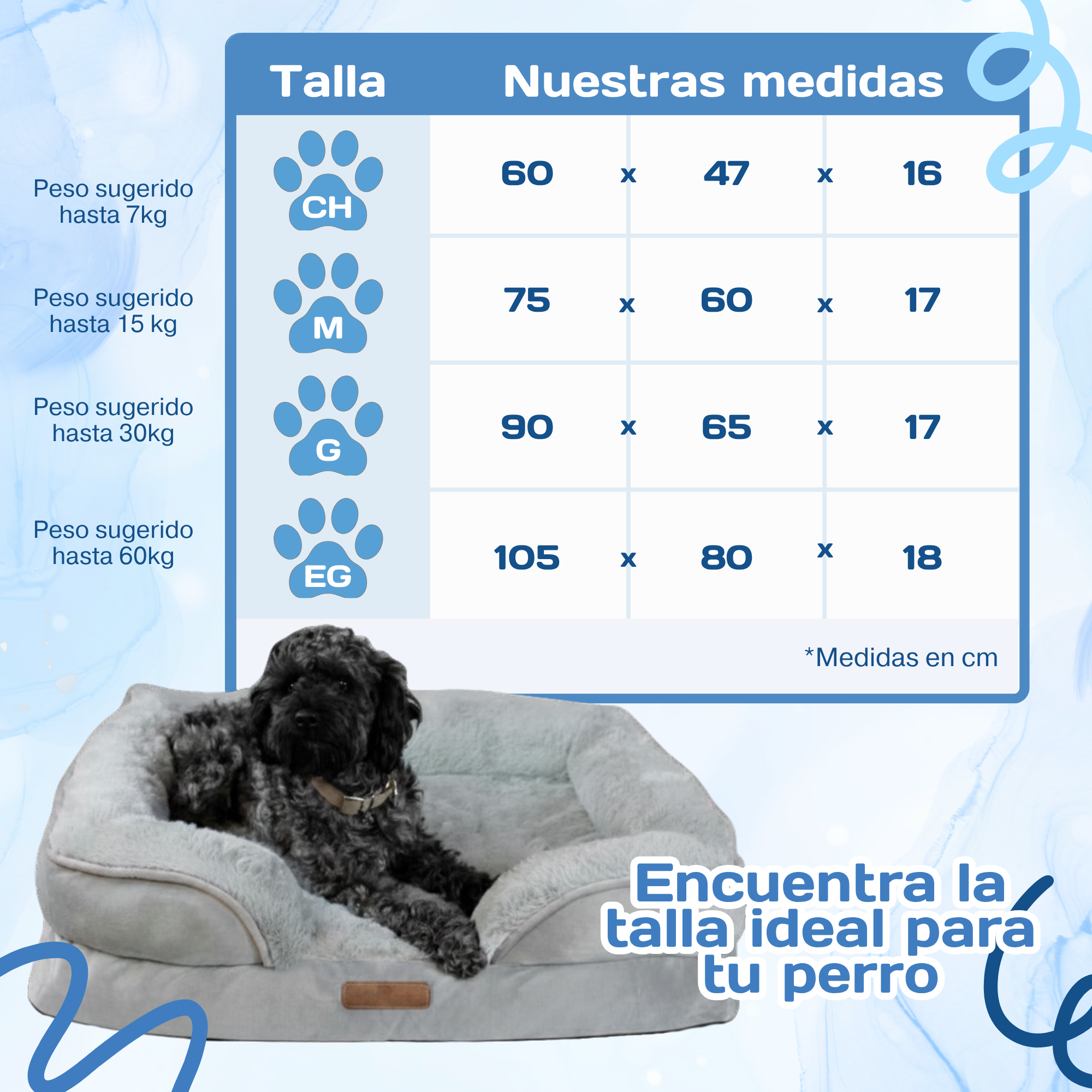 Cama Ortopédica con Borde