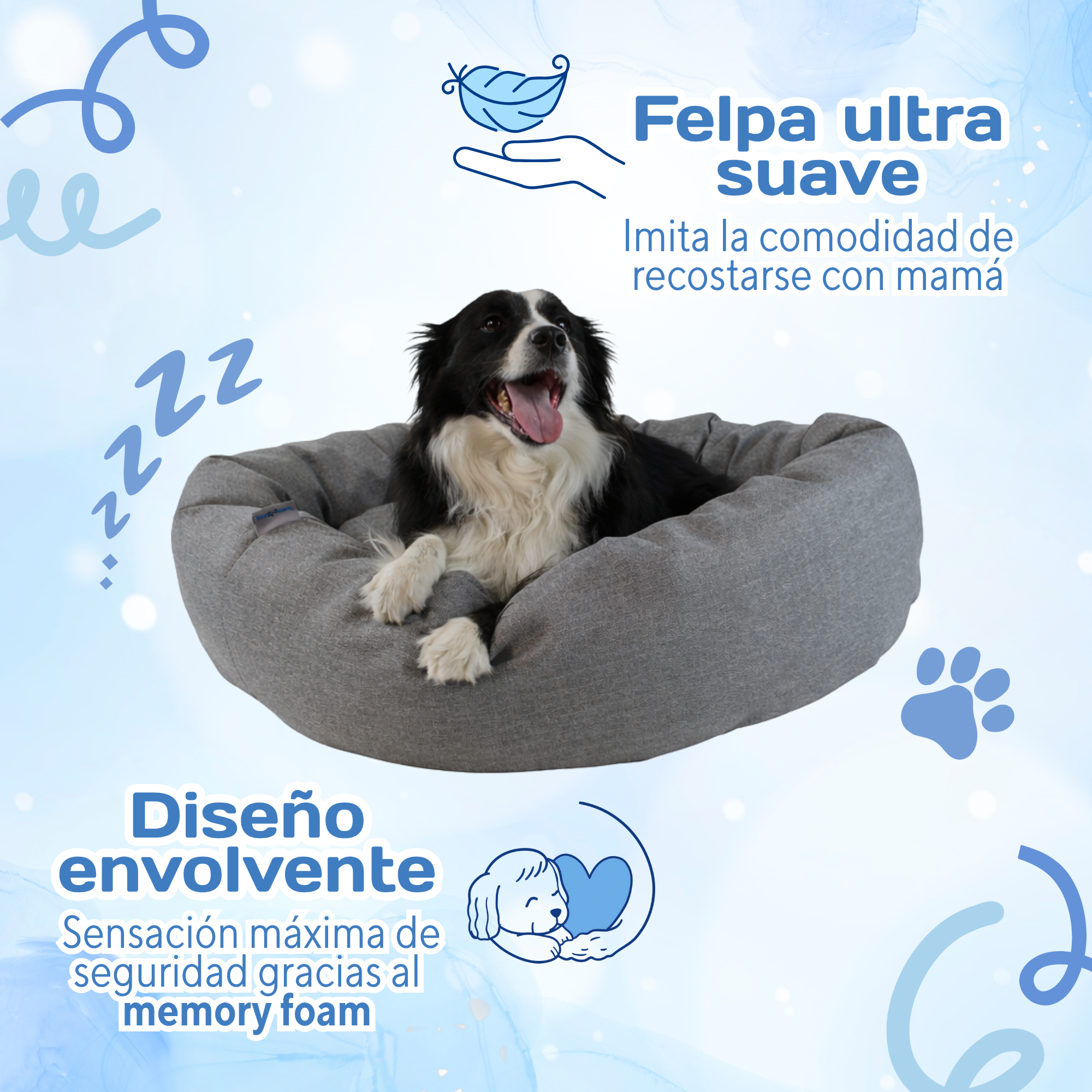 Cama Antiestrés para Perros